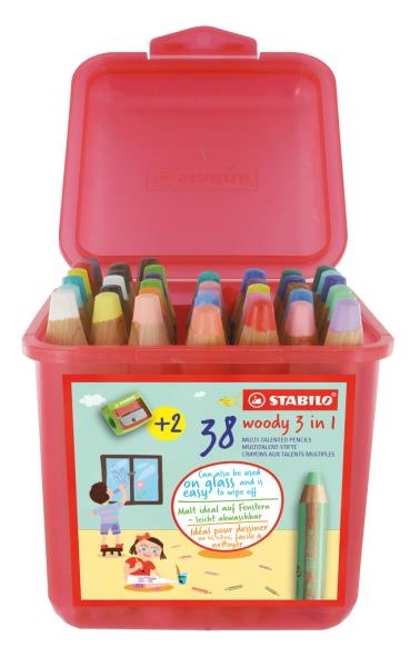 Image sur Woody, classpack 38 pièces avec couleurs pastel